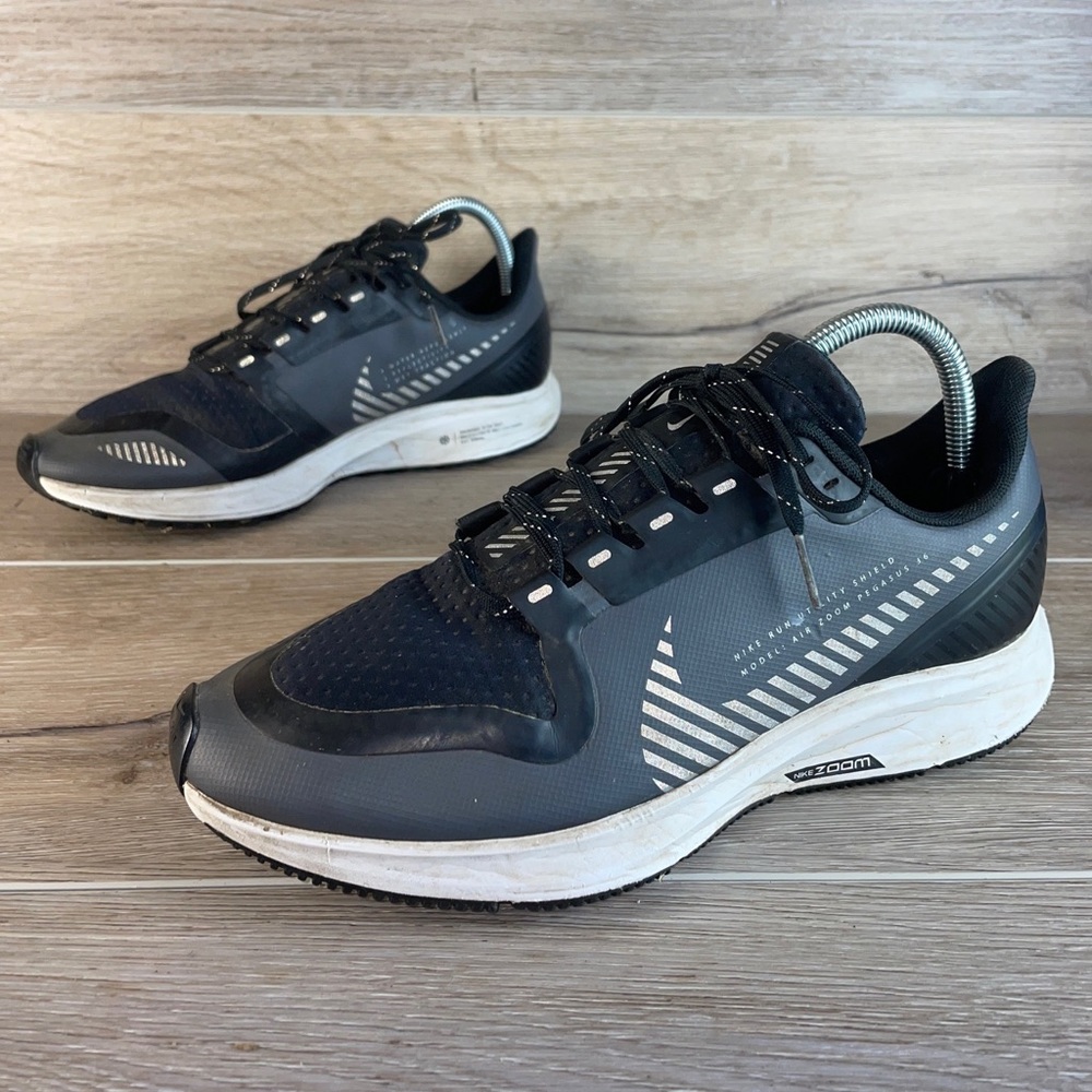 Nike Womens Air Zoom Pegasus 36 AQ8006-003 Black Running Shoes Sneakers Size 8.5